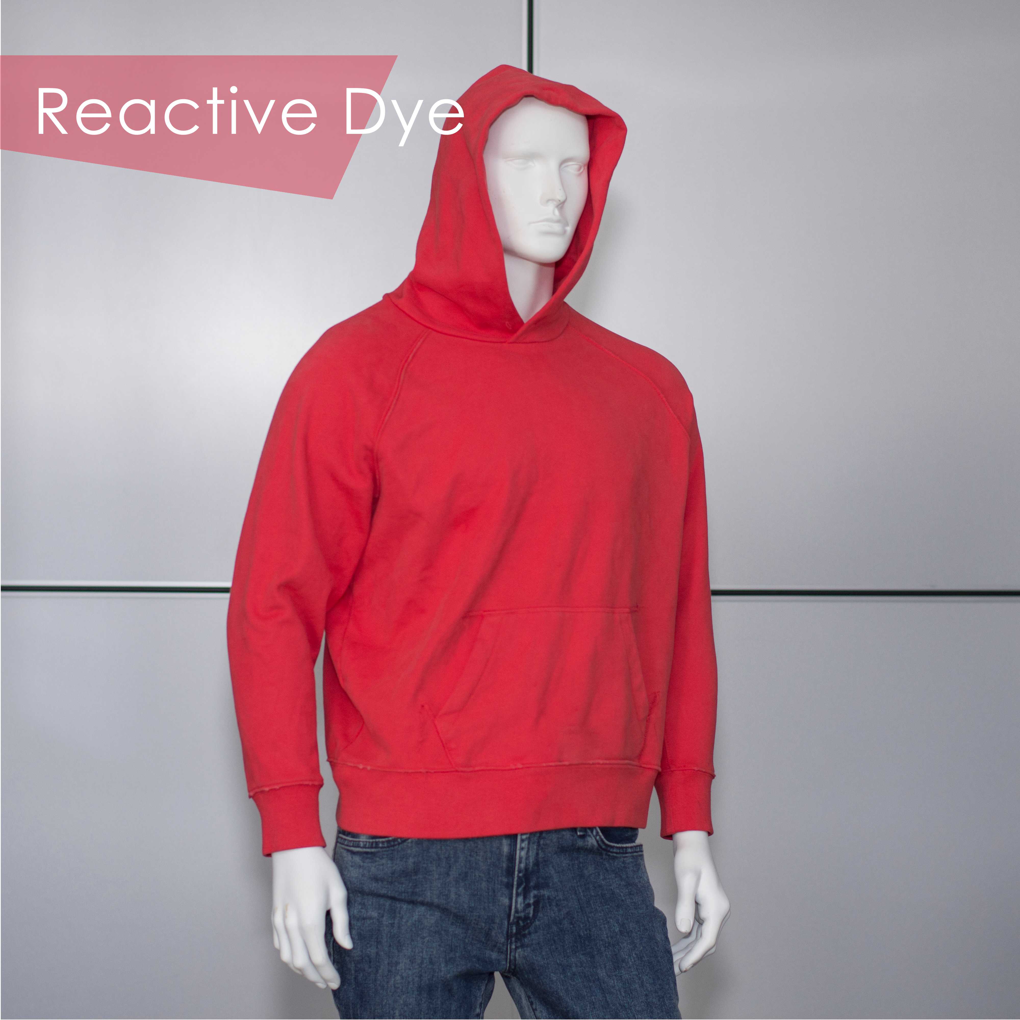 Reactive dye garment sample