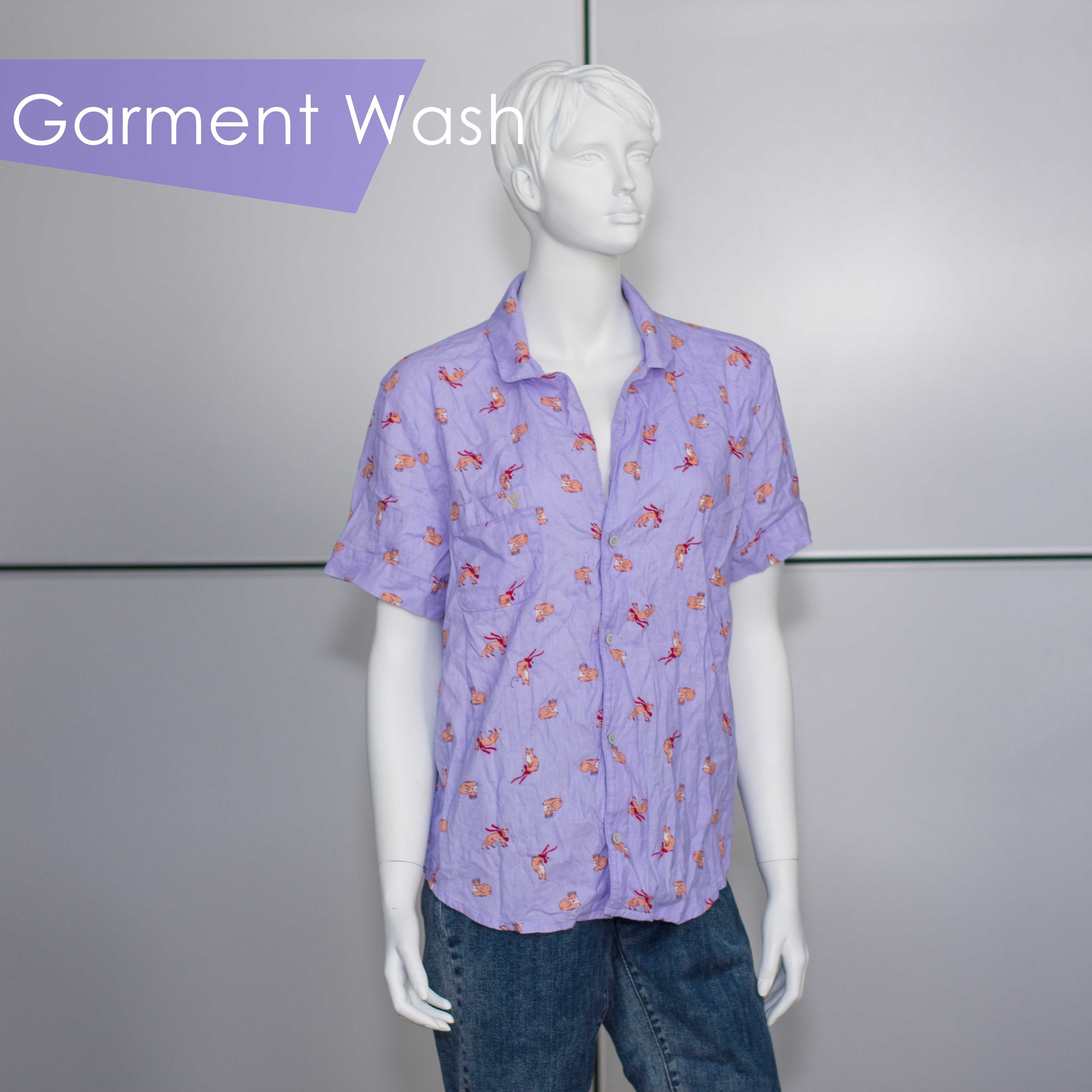 Garment wash sample